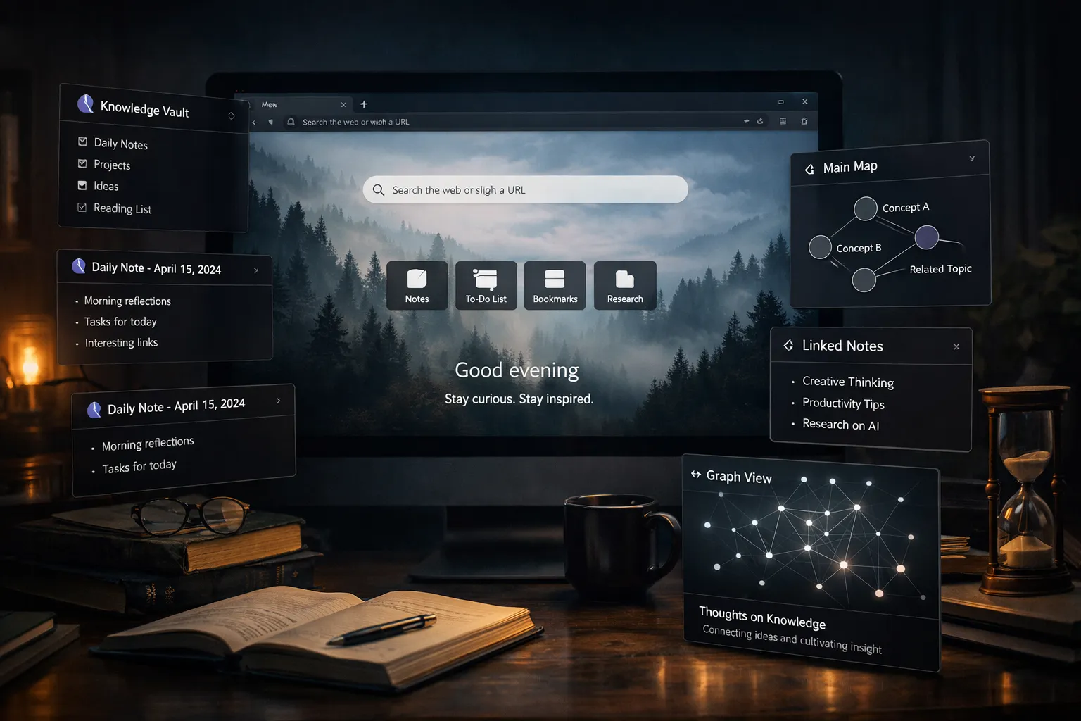 Dream Afar + Obsidian: Build Your Second Brain with Focus